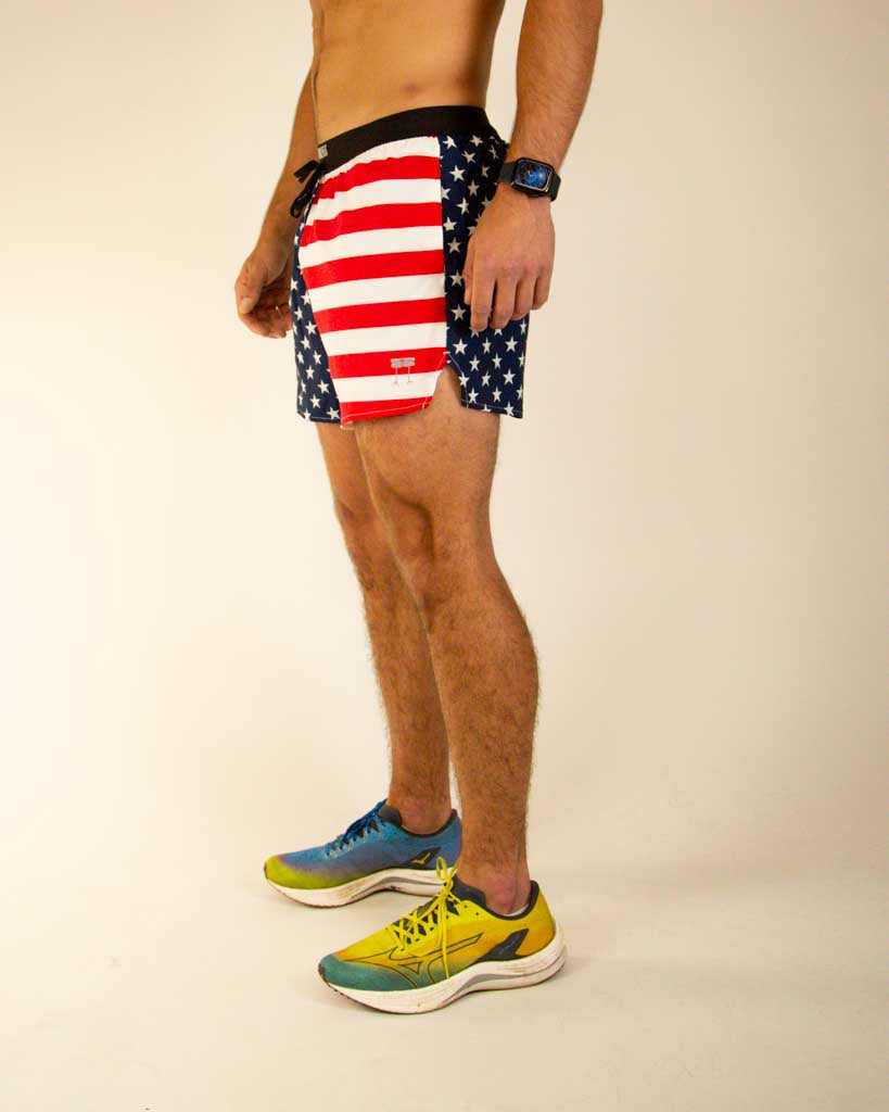 Men's USA 5" DS Running Shorts