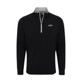 James Madison DriRelease® Performance Pullover Black with Light Grey Trim